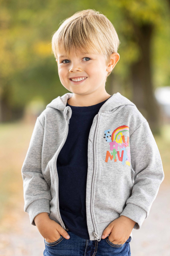 ZIPPER KINDER-HOODIE